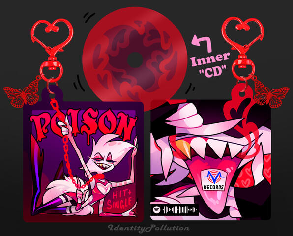 removable CD charm