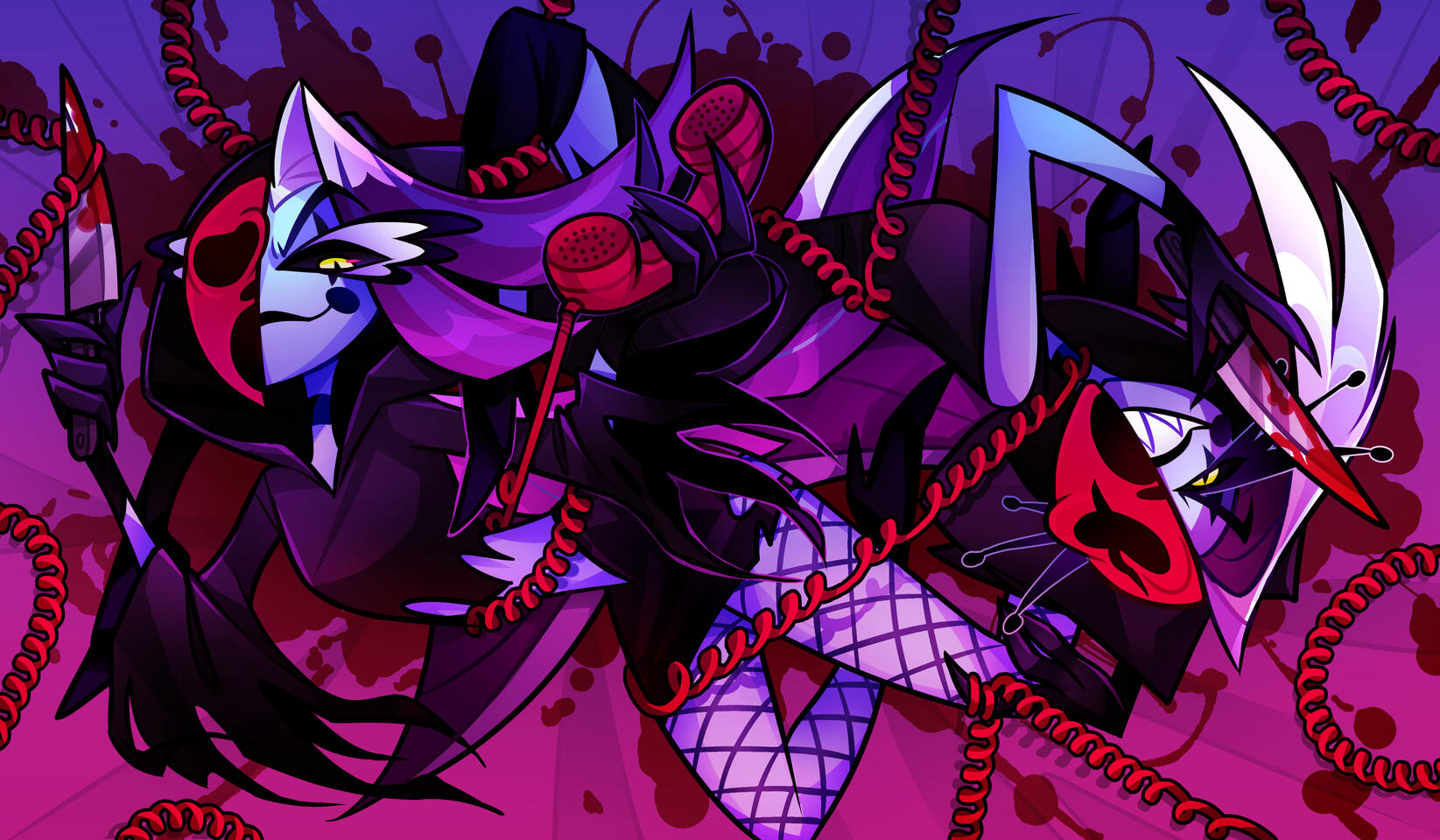 Helluva Boss 2025 halloween Playmat